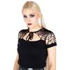 Jawbreaker - Spiderweb Top - Black Product image